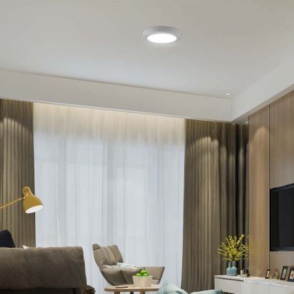 LED stropno svetlo LED/6W/230V 6500K Ø 12 cm belo