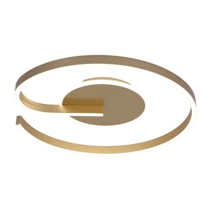 LED stropno svetlo LORENZO LED/22W/230V, prečnik 50 cm, zlatno