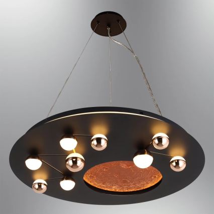 LED stropno svetlo MARS LED/58W/230V 3000K crno