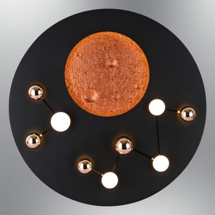 LED stropno svetlo MARS LED/58W/230V 3000K crno