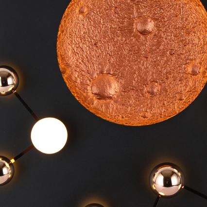 LED stropno svetlo MARS LED/58W/230V 3000K crno