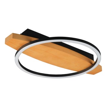 LED stropno svetlo MELISA LED/12W/230V 30x40 cm borovina