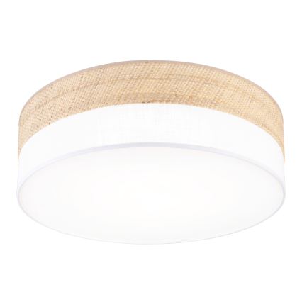 LED plafonsko svetlo SIRJA BOHO LED/36W/230V 4000K prečnik 45 cm bež/bela