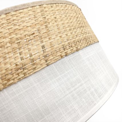 LED plafonsko svetlo SIRJA BOHO LED/36W/230V 4000K prečnik 45 cm bež/bela