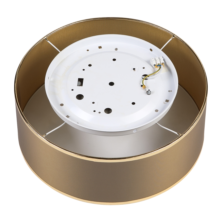 LED stropno svetlo SIRJA LED/20W/230V 4000K Ø 35 cm braon/zlatna