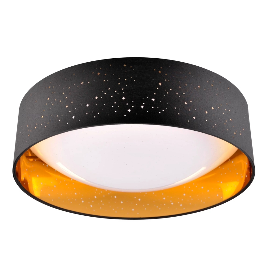 LED stropno svetlo TULUZA LED/24W/230V prečnik 40 cm crno