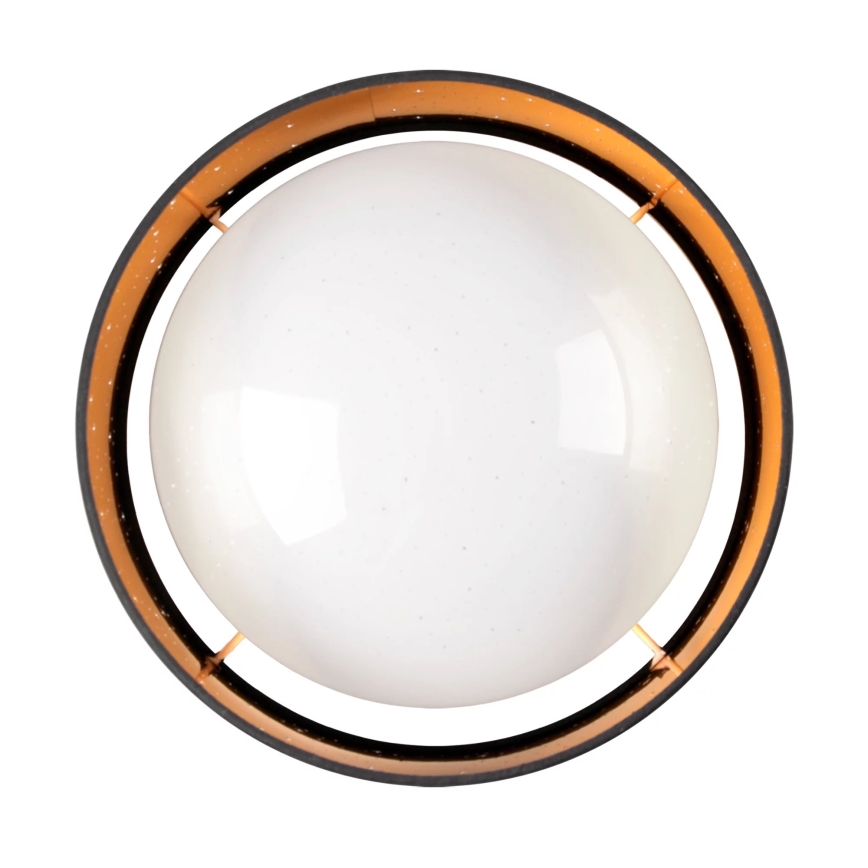 LED stropno svetlo TULUZA LED/24W/230V prečnik 40 cm crno