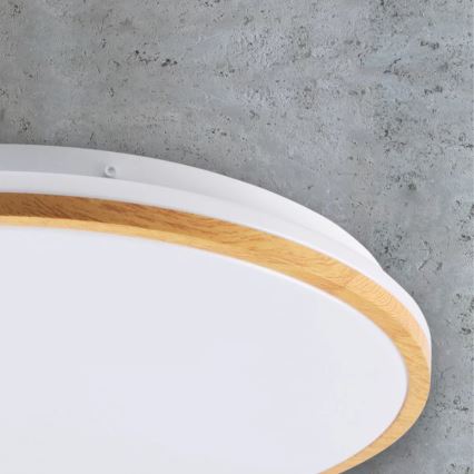 LED stropno svetlo WOODY LED/15W/230V pr. 28 cm