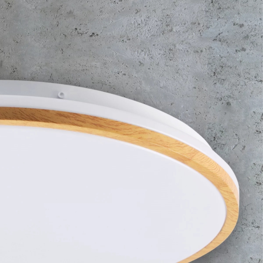 LED stropno svetlo WOODY LED/15W/230V pr. 28 cm