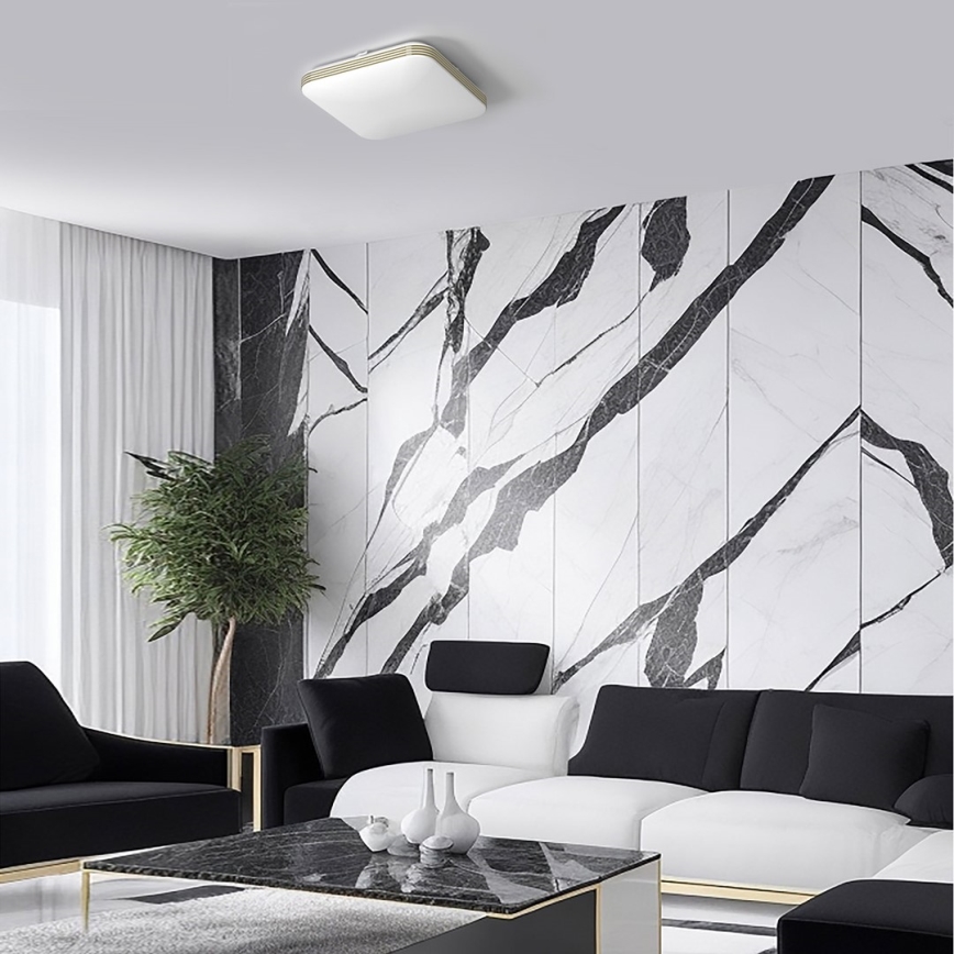 LED stropno svetlo za kupatilo DABAR LED/17W/230V 4000K 33x33 cm IP44