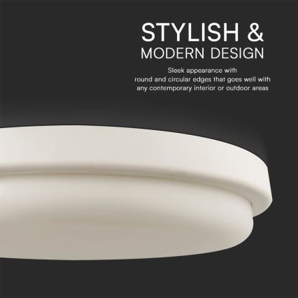 LED stropno svetlo za kupatilo LED/24W/230V 6500K IP54 prečnik 24 cm
