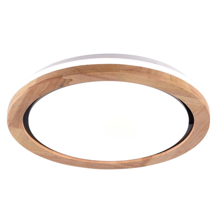 LED drveno plafonsko svetlo za kupatilo LED/24W/230V prečnik 39 cm IP44 hrast