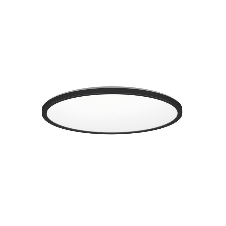 LED kupatilsko stropno svetlo NIVERA LED/18W/230V IP54 3000/4000/6000K prečnik 30 cm crno