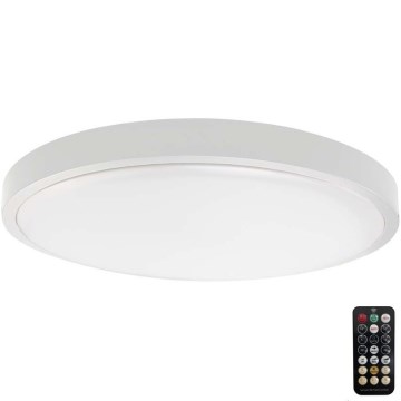 LED stropno svetlo za kupatilo sa senzorom LED/24W/230V 4000K IP44 prečnik 35 cm belo + daljinski upravljač