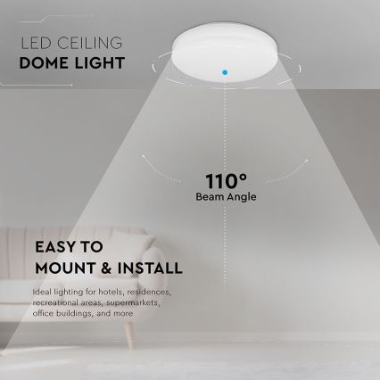 LED stropno svetlo za kupatilo SAMSUNG čip LED/15W/230V 20cm 3000K IP44