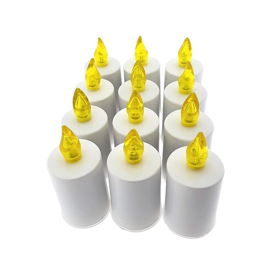 LED sveća LED/2xAA topla bela 10,8 cm bela