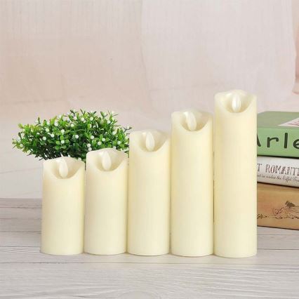 LED sveća LED/2xAA topla bela 17,5 cm