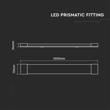 LED svetiljka za fluorescentne cevi LED/50W/230V 4000K 150 cm bela