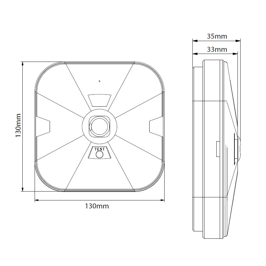 LED svetiljka za nuždu GATRION LED/1W/230V IP54 6000K