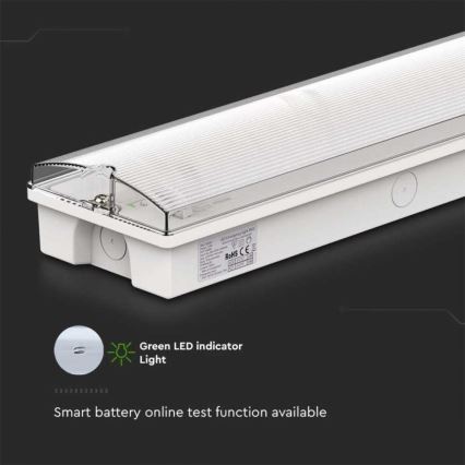 LED sigurnosno svetlo sa redovnim testom funkcionalnosti IZLAZ U NUŽDI LED/3W/230V 6400K IP65