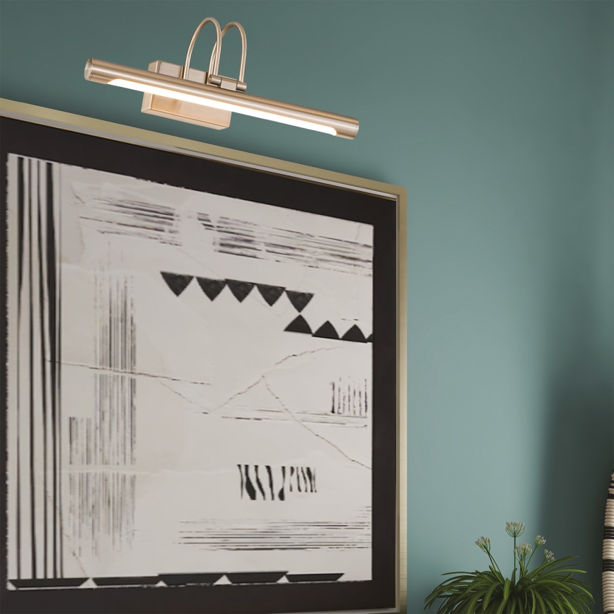 LED svetlo za slike LED/9W/230V 3000K 42 cm mat hrom
