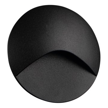 LED svetiljka za stepenice EXIN LED/2,5W/230V 3000K IP65 crna okrugla