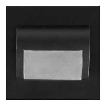LED svetiljka za stepenište DECORUS LED/1,2W/12V 6000K crna