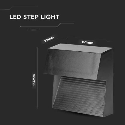 LED svetiljka za stepenište LED/3W/230V 4000K IP65