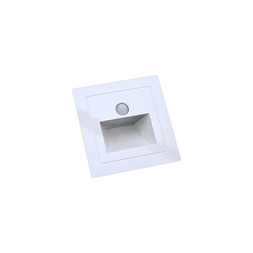 LED svetiljka za stepenište sa senzorom pokreta i sumraka LED/3W/230V 3000K bela