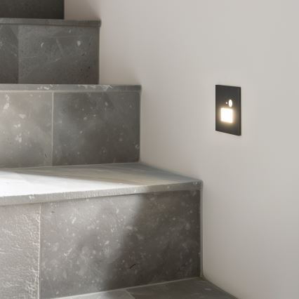 LED svetiljka za stepenište sa senzorom pokreta i sumraka LED/1,5W/230V 3000/4000/6000K antracit