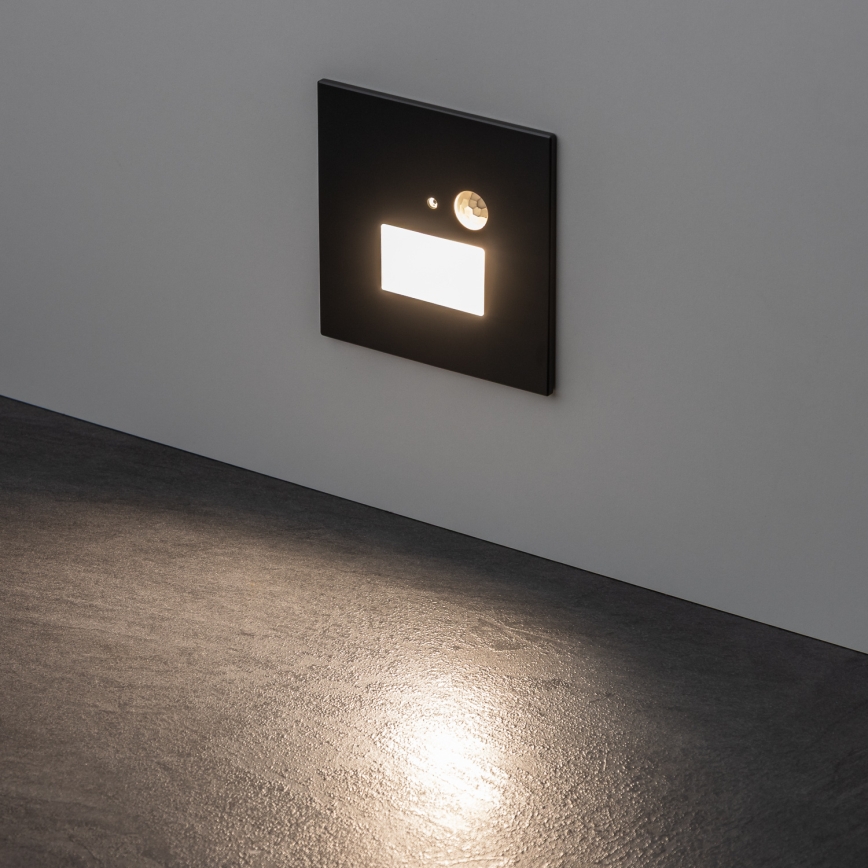 LED svetiljka za stepenište sa senzorom pokreta i sumraka LED/1,5W/230V 3000/4000/6000K antracit
