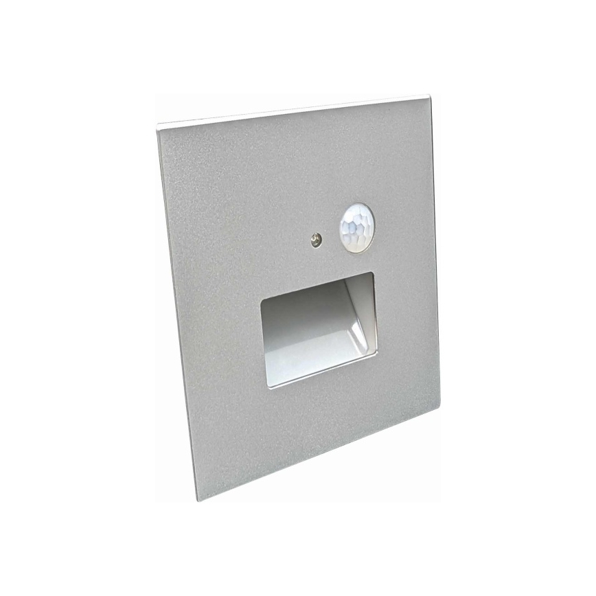 LED svetlo za stepenište sa senzorom pokreta i sumraka LED/1,5W/230V 3000/4000/6000K sivo