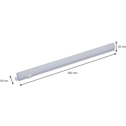 LED svetiljka za ugradnju ispod kuhinjskih ormarića LED/8W/230V