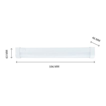 LED svetiljka za ugradnju ispod ormarića AQUATICA LED/15W/230V 3000K IP44