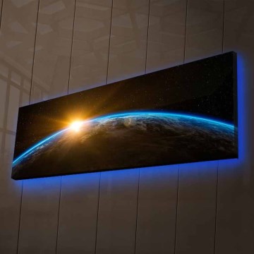 LED svetleća dekorativna slika LED/1x9V 6LR61