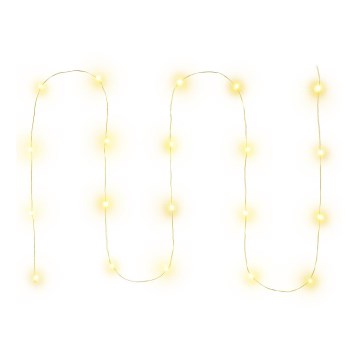 LED svetleći lanac 20xLED/2xAA 2,3m topla bela