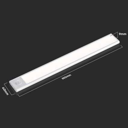 LED svetlo za ispod kuhinjske radne ploče sa senzorom LED/2,5W/5V 3000 mAh 3000K