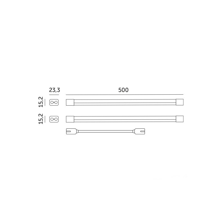LED světlo za montažu ispod kuhinjske jedinice za uzgoj biljaka GROWLY 2xLED/8,5W/230V belo