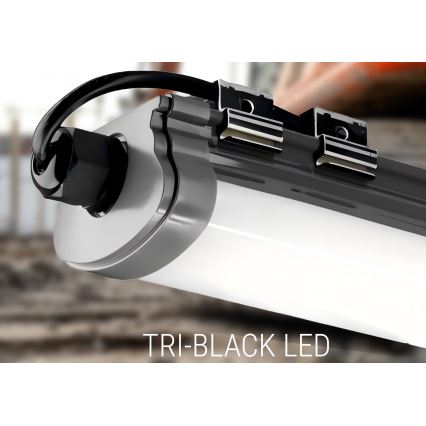 LED svetlo za montažu ispod kuhinjskih elemenata LED/60W/230V 6000K 120 cm IP65 crno