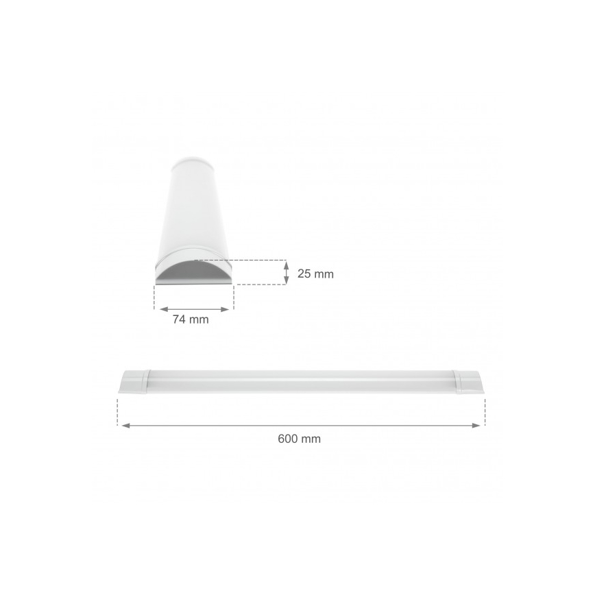 LED svetlo za montažu ispod kuhinjskih elemenata VIGA LED/14W/230V 3000K belo