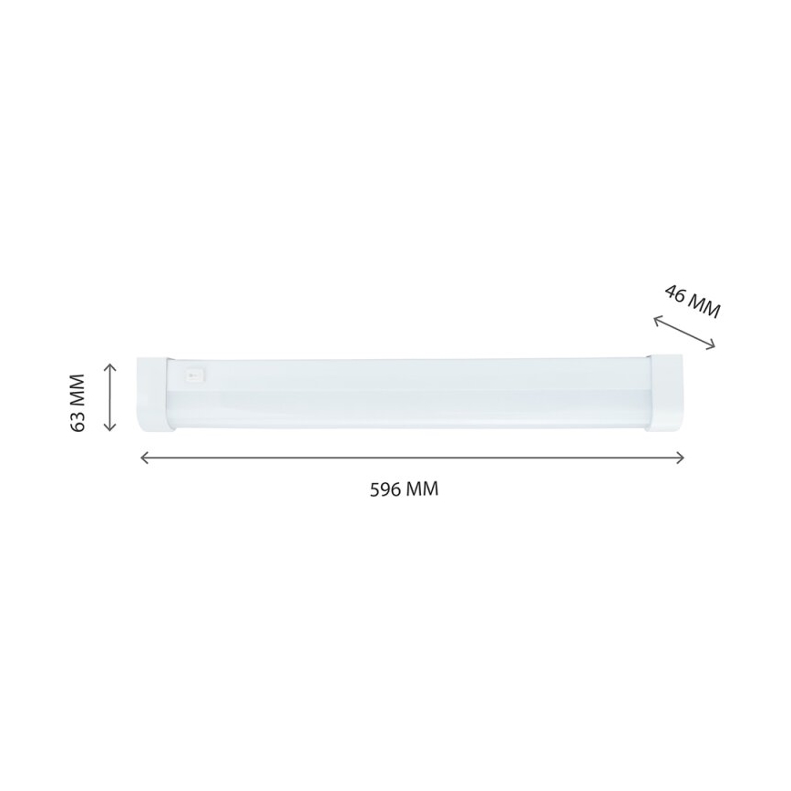 LED svetlo za montažu ispod kuhinjskog ormarića AQUATICA LED/15W/230V 6000K IP44