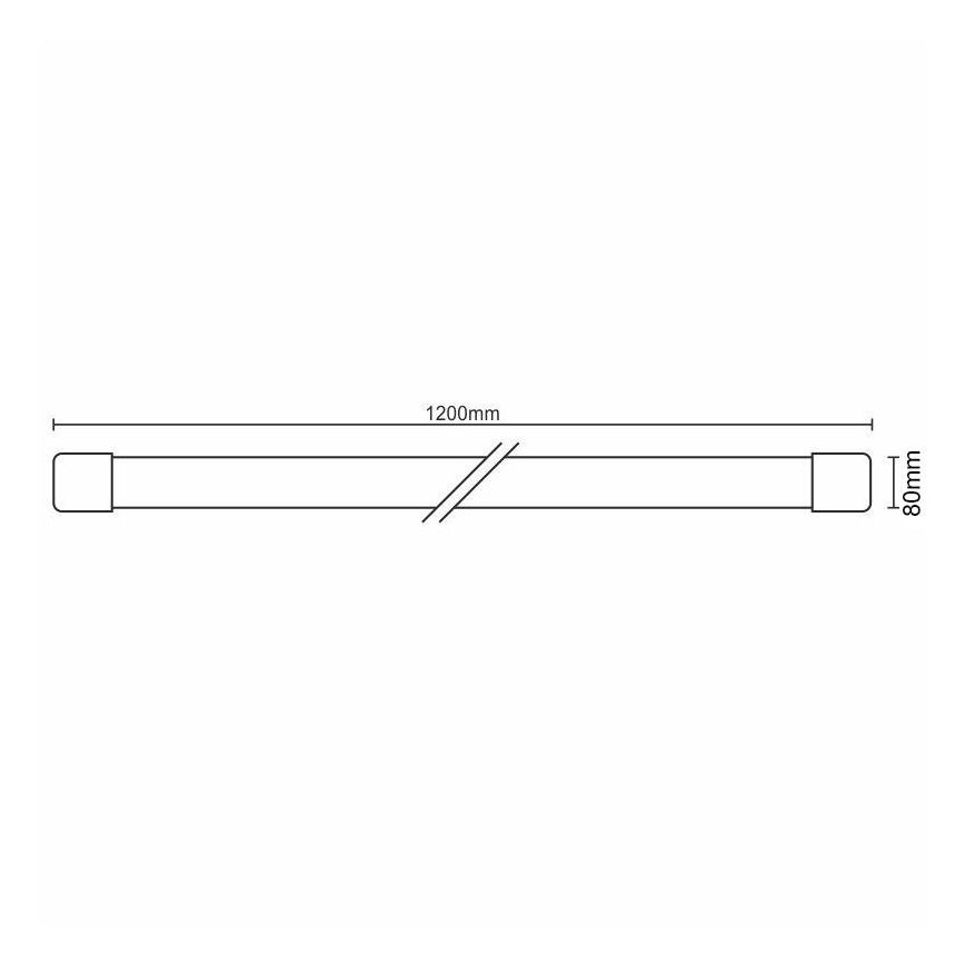 LED svetlo za montažu ispod ormarića LED/40W/230V 4000K IP40