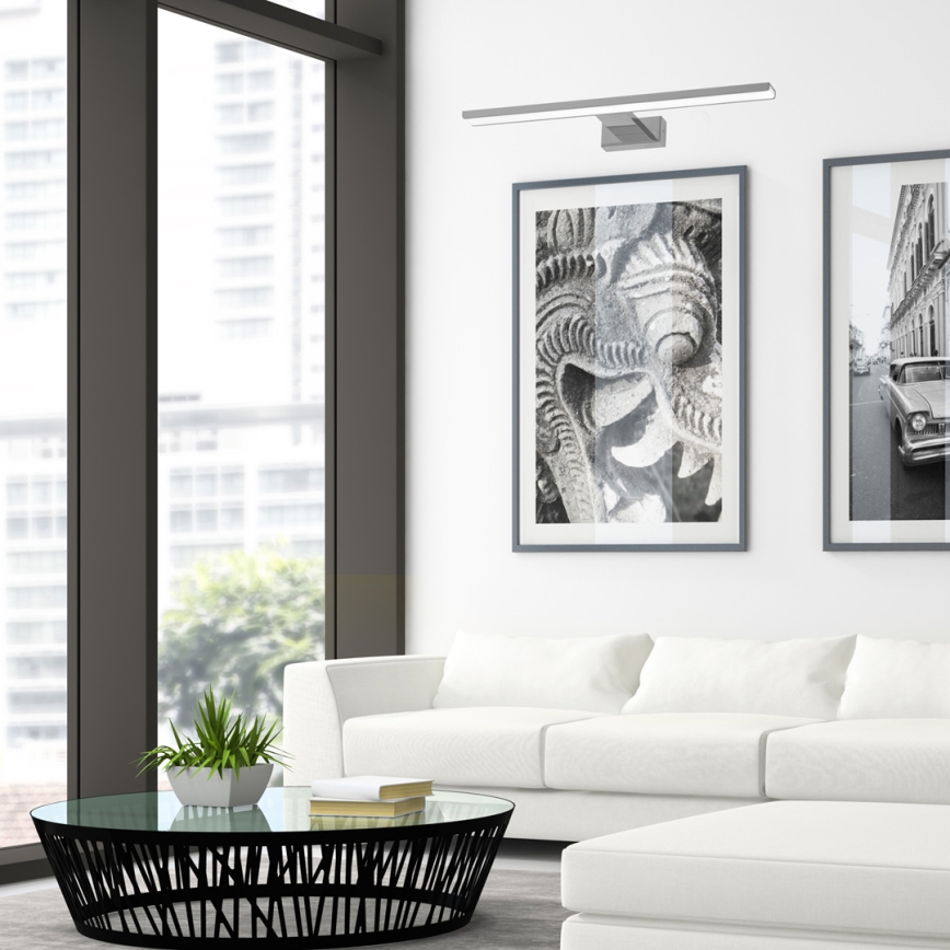 LED svetlo za slike PINTO LED/12W/230V sjajni hrom