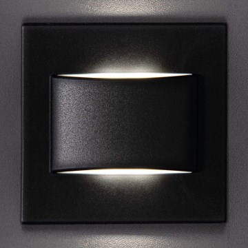 LED svetlo za stepenište ERINUS LED/1,5W/12V 4000K crno