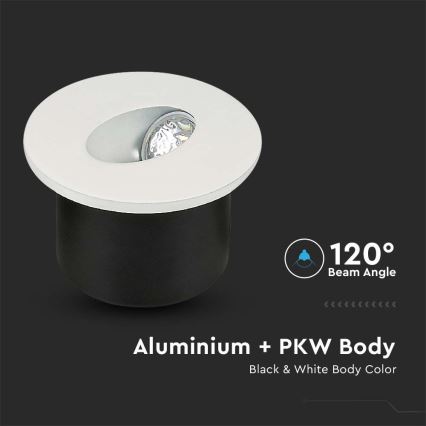 LED svetlo za stepenište LED/3W/230V 4000K bela