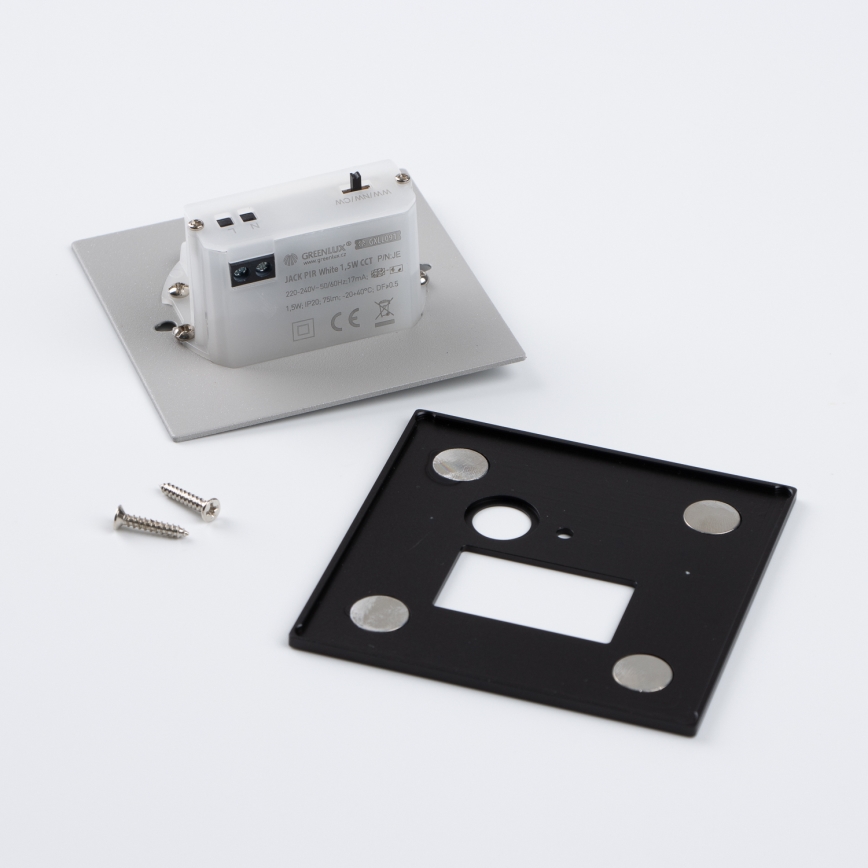 LED svetlo za stepenište sa senzorom pokreta i sumraka LED/1,5W/230V 3000/4000/6500K crno