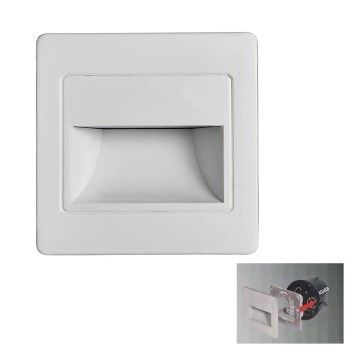 LED svetlo za stepenište STEP LIGHT LED/1,5W/230V belo