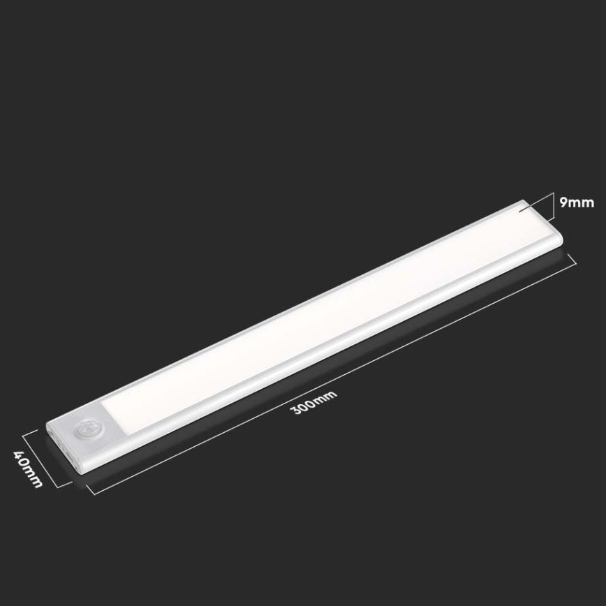 LED svetlo za ugradnju ispod ormarića sa senzorom LED/1,5W/5V 4000K