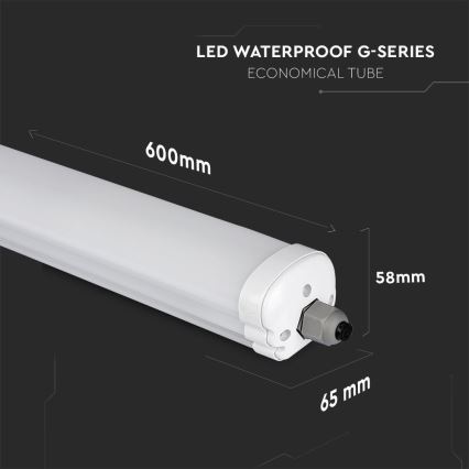 LED tehnička fluorescentna svetiljka G-SERIES LED/18W/230V 6500K IP65 60 cm