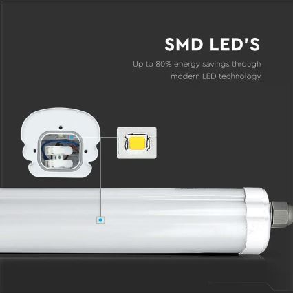 LED tehnička fluorescentna svetiljka G-SERIES LED/48W/230V 6500K 150cm IP65